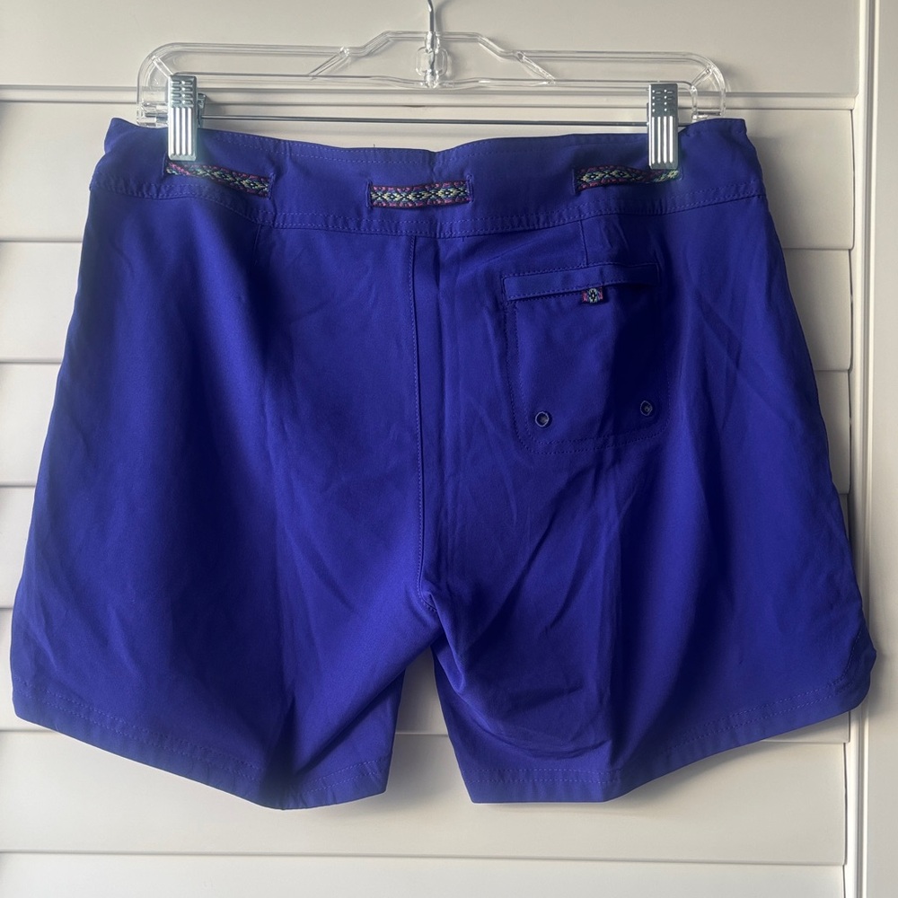 Prana Women's Athletic Shorts in Blue - Picture 2 of 2